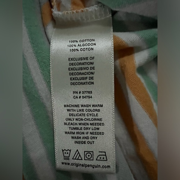 🔥PENGUIN BY MUNSINGWEAR POLO SHIRT 100% COTTON MULTICOLOR SIZE M (10-12) - Picture 10 of 15